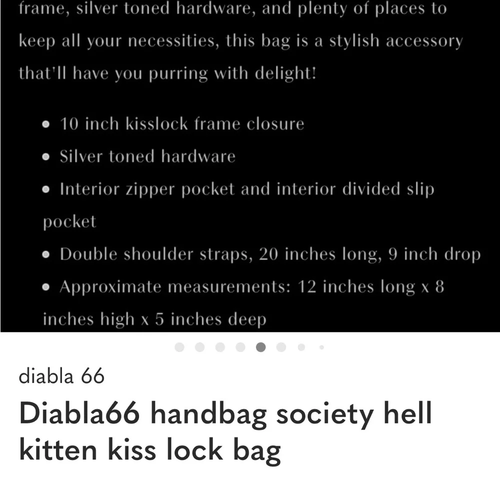 Diabla66 hand bag - Picture 3 of 5